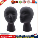 Female Styling EPS Flocking Head Mold Wig Glasses Holder Stand Rack (Grey) Newly