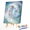 Angel Girl Oil Paint By Numbers DIY Canvas Wall Picture Craft Home Decoration