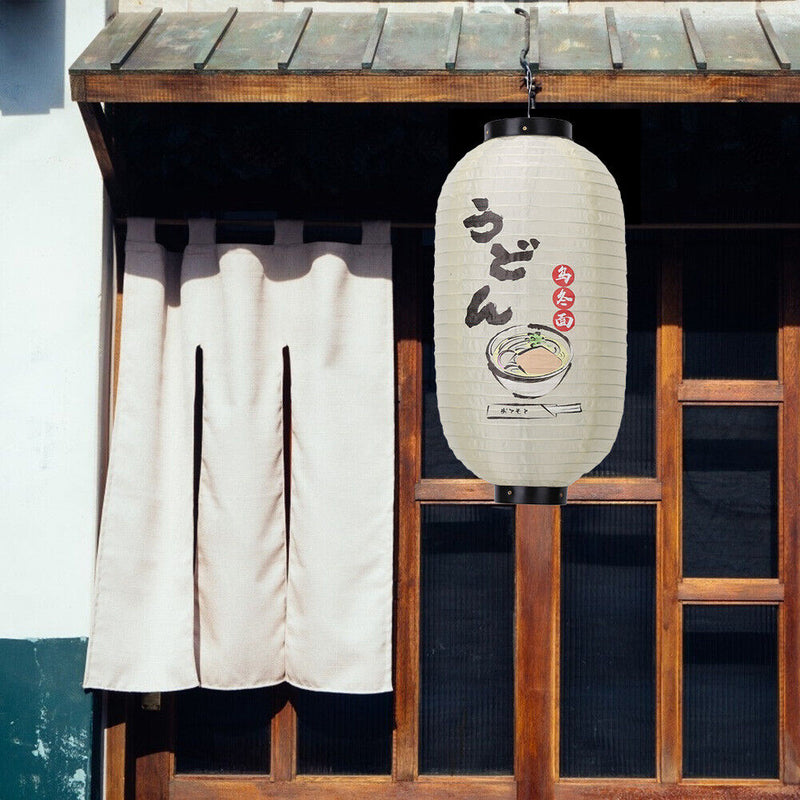 25cm Lantern Cloth Japanese Style Printing Fabric for Bar Pub Decor (F)