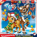 Full Drill Diamond Painting Kit Christmas Elk Rhinestone Handicraft Mosaic Newly