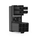 ATX 6Pin Female to 6Pin Male 180 Degree Power Adapter for Desktops GPU (A) Newly