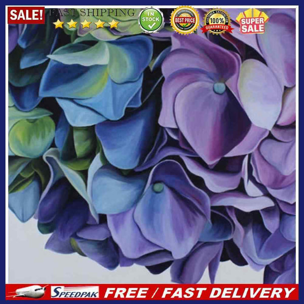 20x20cm Colorful DIY Paint By Number Kit Irregular Flower Decoration Gift A