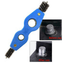 Wire Brush DeBurr Aluminium Pipe Cleaning Plumbing Pipe Cleaner UK K6S7 Y0M5