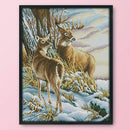 Cross Stitch Embroidery Kit DIY Needlework Handmade Cloth Canvas Drawing Gi