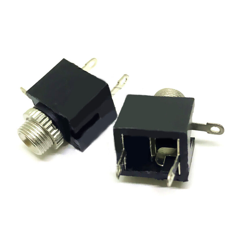 10Pcs 3.5mm Female Connector 3 Pin Headphone Jack Socket Mono Channel PJ-301M