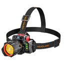 Rechargeable Super Bright Head Torch Fishing Light LED Headlamp COB Headlight