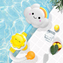 Kids Handheld Shower Head - Cloud Shaped Bathing Toys with Strong Suction