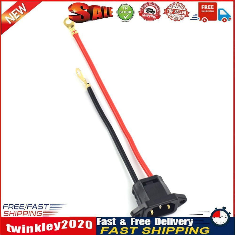 Electric Scooter Vehicle Charging Socket E-bike Plug Cable Wire Connector  Newly