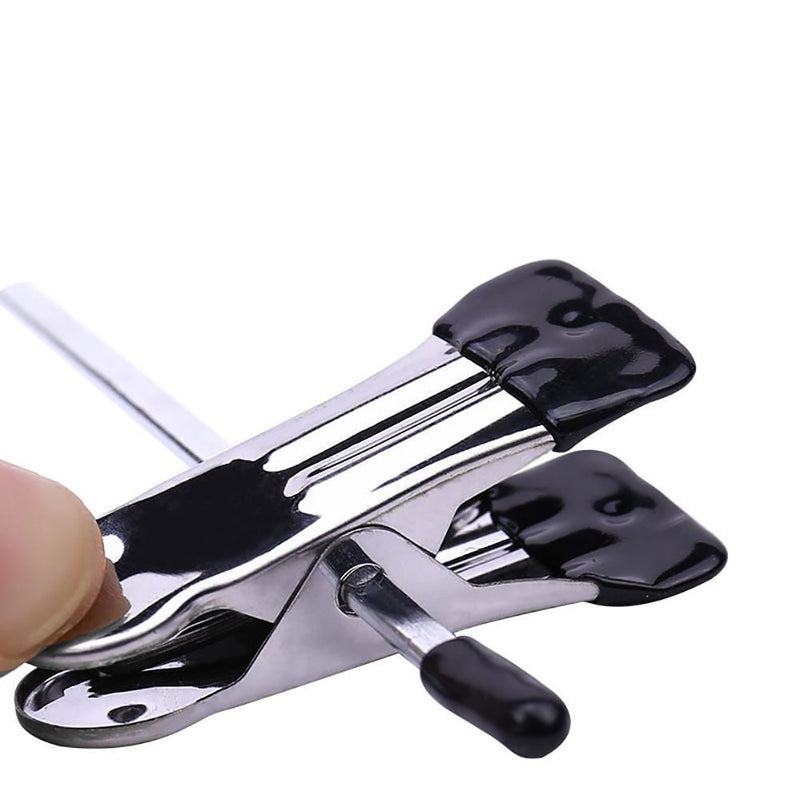 10pcs Stainless Steel Trousers Rack Clip Anti-Slip Clothespin Pants Clamp
