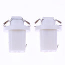 10pcs T5 B8.5D 5050 SMD LED Car Auto Instrument Dashboard Light Bulbs White