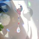 Diamond Drill Rainbow Collection Crystal Prisms Wind Chime (Moon Girl)
