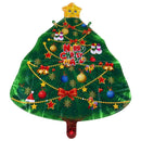 Santa Claus Snowman Christmas Tree Balloons Christmas Decor(Christmas Tree)