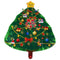 Santa Claus Snowman Christmas Tree Balloons Christmas Decor(Christmas Tree)