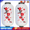 25cm Plum Blossom Lantern Lamp Chinese Long Shaped Cloth Lampion (B)