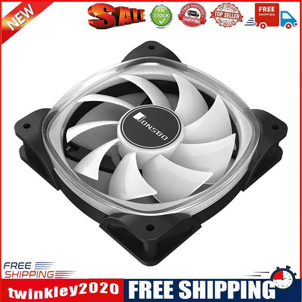 FR-701 PC Case Fan 9 Blade Addressable RGB LED PWM Cooling Fan (Forward)