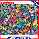 Color Butterfly Canvas DIY Oil Wall Picture Hand Painted Painting By Numbers Kit