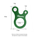 EDC 3 Holes Tent Windproof Fixing Ferrule Portable Awning Rope Adjustment Buc