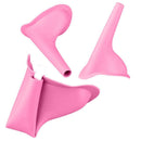 2pcs Women Girls Portable Urinal Outdoor Stand Up Pee Urination Device Pink