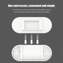 Punch-free Plug Fixer Self-Adhesive Socket Wire Organizer Power Strip Shelf