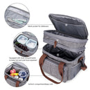 Handheld Picnic Insulation Bags Large Capacity Portable Food Thermal Cooler Bag