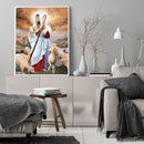 Oil Paint By Numbers Jesus Frameless Picture Craft Kits for Home Decoration