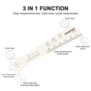 3 in 1 Mountain Bicycle Chains Measuring Rulers Chain Caliper Checker Indicat