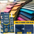 FABRIC GLUE EXTRA STRONG TEXTILE HEMMING ADHESIVE BONDS CLOTH SEW SEWING F6E9