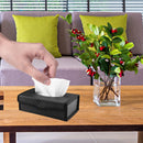 Car Tissue Box Large-capacity Auto Paper Towels Holder PU Leather for Office