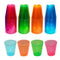 10pcs Disposable 30ml Glasses Cups Plastic Cup Neon Pa Bar Colourful CLLL Y4L8