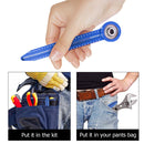 Woodworking Drawing Compass Circular Gauges Scribe Measurement Tool (Blue) Newly