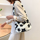 Fluffy Large Capacity Soft Plush Handbags Shoulder Bags Crossbody Bags Totes