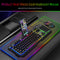 #A Practical Waterproof USB Wired Gaming Keyboard + Mouse Combos Backlit Keycaps