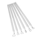 6pcs Pottery Ceramics Tools Aluminum Scraper Clay Sculpting Tool DIY Accessories