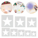 Decorative Painting Templates Paper Card Star Template Stencils Scrapbooking