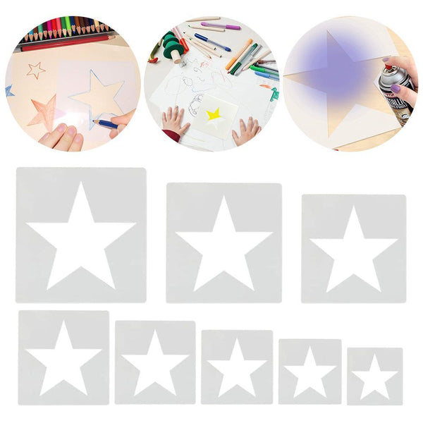 Decorative Painting Templates Paper Card Star Template Stencils Scrapbooking