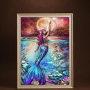 5D Diamond Sea-maid Painting DIY Embroidery Cross Stitch Bedroom Decor Gift