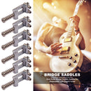 6x Roller Bridge Tremolo Saddles for Strat Stratocaster Tele Electric Guita