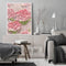 DIY Digital Picture Pink Flowers Frameless Oil Painting By Number Handicraft
