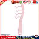 Z Shape Hair Slit Comb Curly Bangs Styling Puff Hair Brush Beauty (Pink) Newly