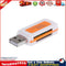 Mini USB2.0 4 Card Slots Smart Card Reader SD/MMC TF MS M2 Card Reader Newly