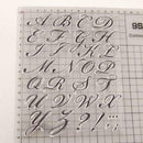 Alphabet Cake Stamp Tool Mold Cookie Cutter Embosser T5R0 Set Fondant Tool X1B3