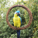 25cm Rattan Ring Artificial Flowers Dried Plants Garland DIY Floral Wreath Newly