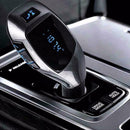 Bluetooth-compatible FM Transmitter X5 Wireless Radio USB-Lad Adapter D0W8 G8D4