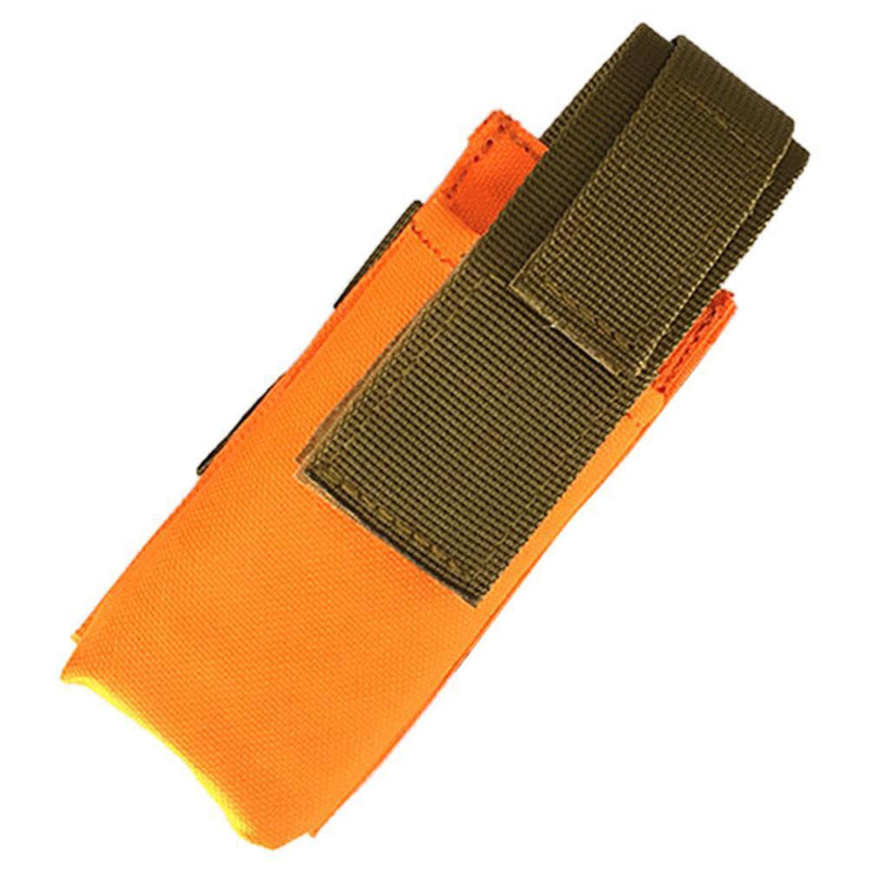 Outdoor Nylon Tourniquet Storage Bag Carrier Package Portable (Orange)