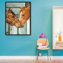 Painting By Numbers Kit DIY Horses Hand Painted Canvas Oil Art Picture Gift
