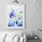 Art 5D Watercolor Fish Lady Drill Diamond Rhinestone DIY Full Round Painting Kit