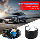 Cold Air Intake Cone Filter Heat Shield Carbon Fiber Look for 2.5-5.5 inch Neck