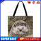 #A Hedgehog Printed Shoulder Shopping Bag Casual Large Tote Handbag (40*40cm)