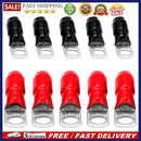 10pcs Car Audio Power Ground Wire Ring Terminals 6 AWG Gauge M8 Connectors