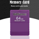 FMCB 1.966 Memory Card for Sony PS2 64MB Free McBoot Console Card (Purple)